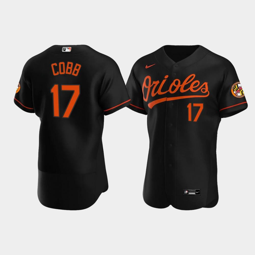 Drinkwearmerch Alex Cobb 17 Baltimore Orioles Black Alternate Jersey Jersey