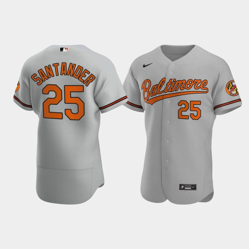 Drinkwearmerch Anthony Santander 25 Baltimore Orioles Gray Road Jersey Jersey