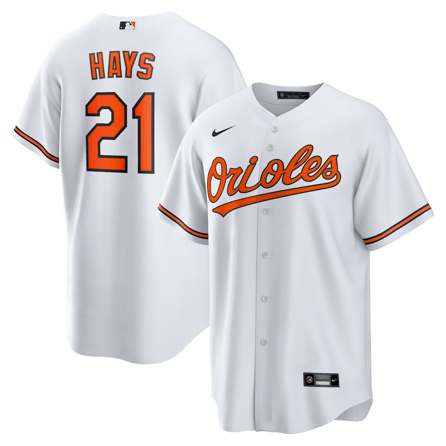 Drinkwearmerch Austin Hays 21 Baltimore Orioles Men Jersey - White
