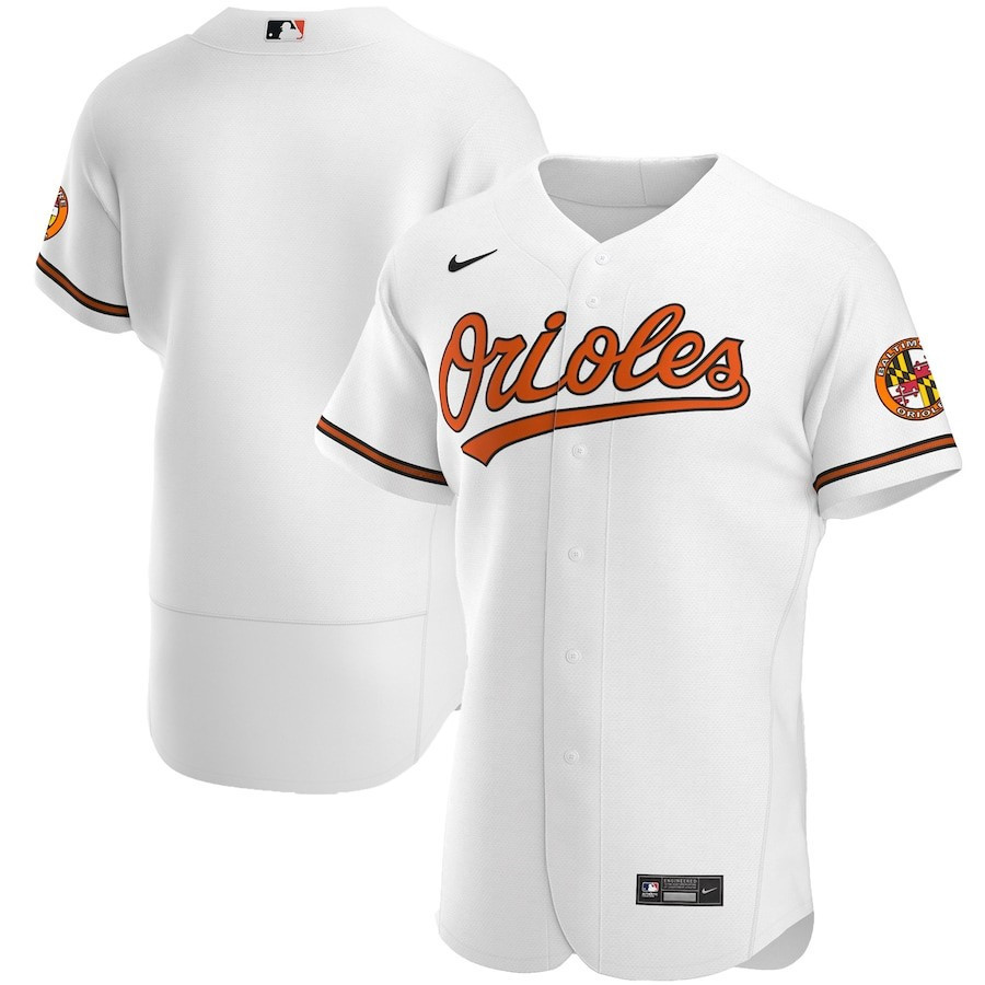 Drinkwearmerch Baltimore Orioles Home Team Elite Jersey - White