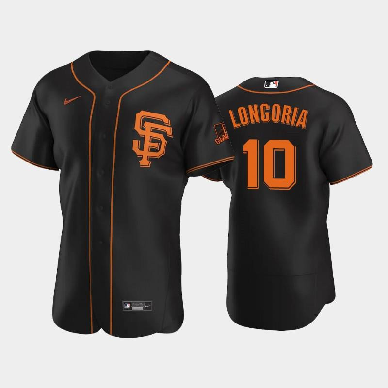 Drinkwearmerch Black Giants 10 Evan Longoria Alternate Jersey Jersey