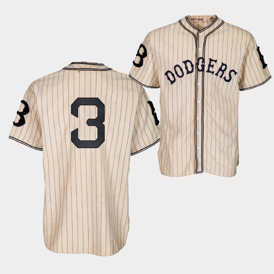 Drinkwearmerch Brooklyn Dodgers Chris Taylor 1933 Heritage 3 Gold Pinstripe Jersey