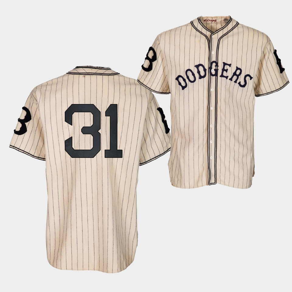 Drinkwearmerch Brooklyn Dodgers Tyler Anderson 1933 Heritage 31 Gold Pinstripe Jersey