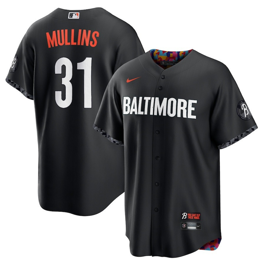 Drinkwearmerch Cedric Mullins 31 Baltimore Orioles 2023 City Connect Men Jersey - Black