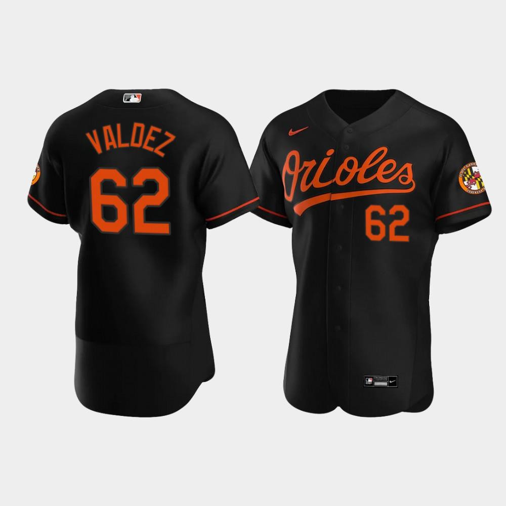 Drinkwearmerch Cesar Valdez 62 Baltimore Orioles Black Alternate Jersey Jersey