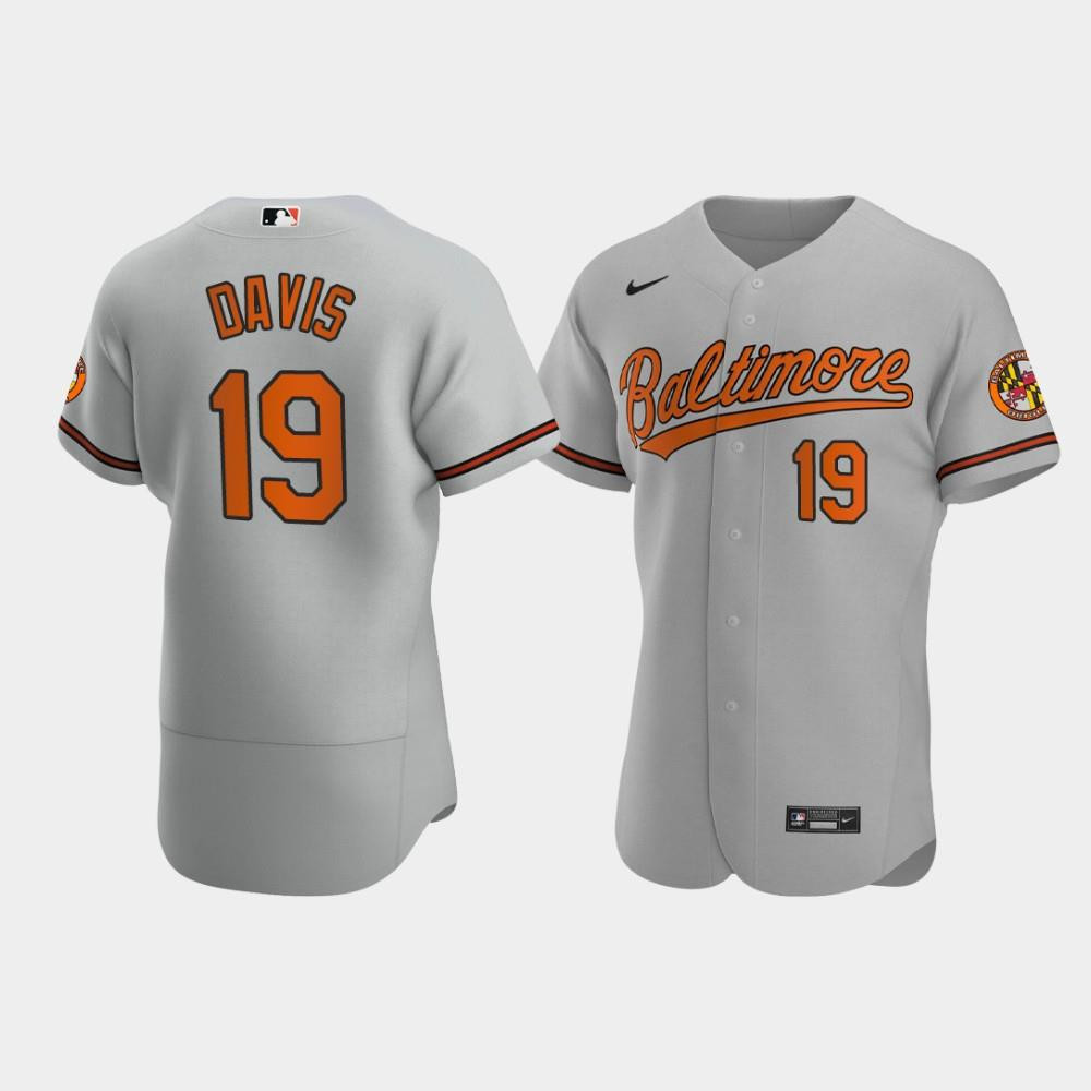 Drinkwearmerch Chris Davis 19 Baltimore Orioles Gray Road Jersey Jersey