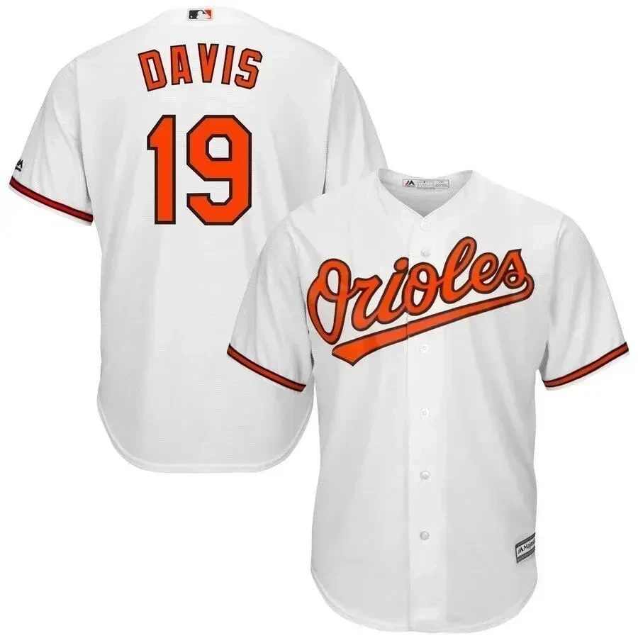 Drinkwearmerch Chris Davis Baltimore Orioles Cool Base Player Jersey - White