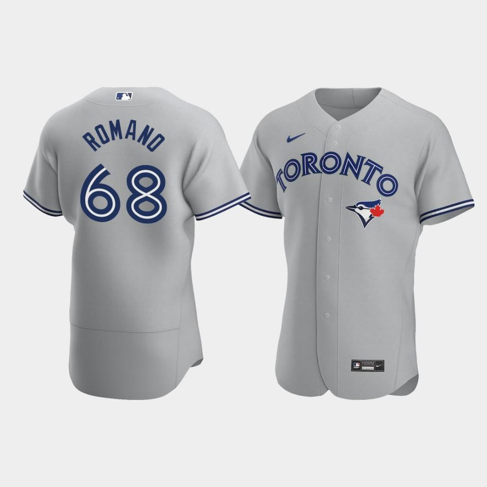 Drinkwearmerch Jordan Romano 68 Toronto Blue Jays Gray Road Jersey Jersey