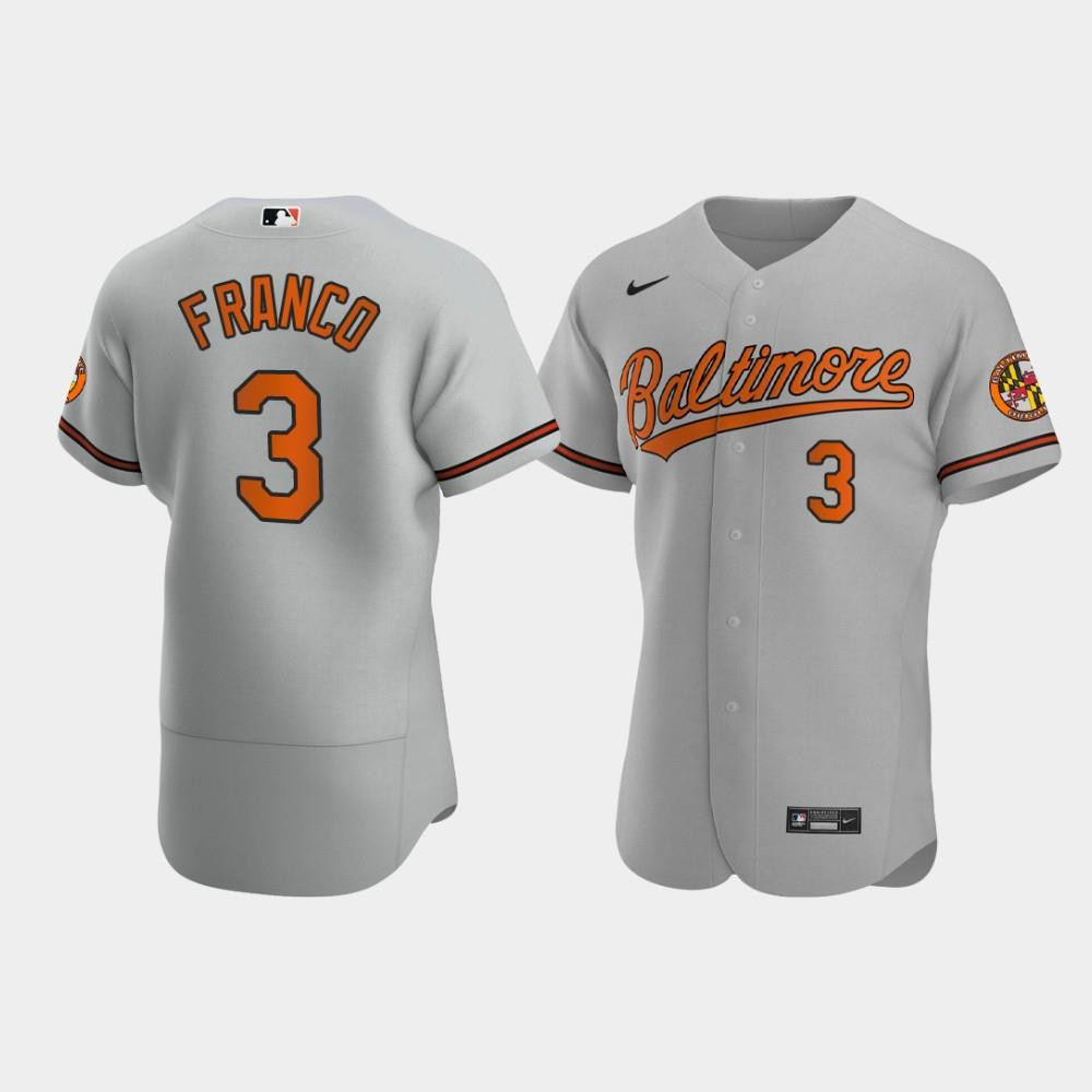 Drinkwearmerch Maikel Franco 3 Baltimore Orioles Gray Road Jersey Jersey