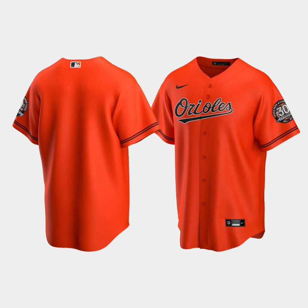 Drinkwearmerch Men's Baltimore Orioles Alternate Team Orange Jersey Jersey