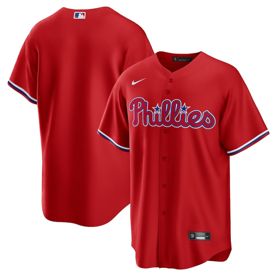 Drinkwearmerch Philadelphia Phillies Alternate Men Jersey - Red