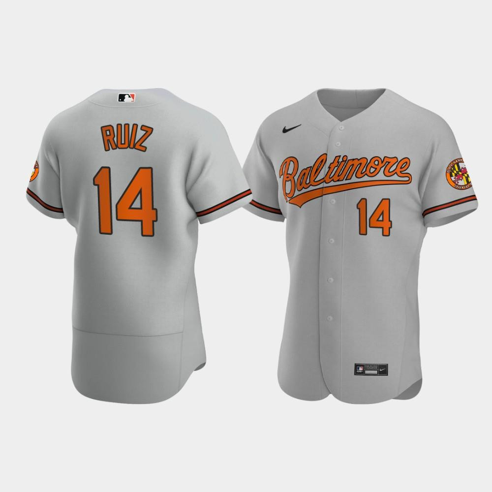 Drinkwearmerch Rio Ruiz 14 Baltimore Orioles Gray Road Jersey Jersey