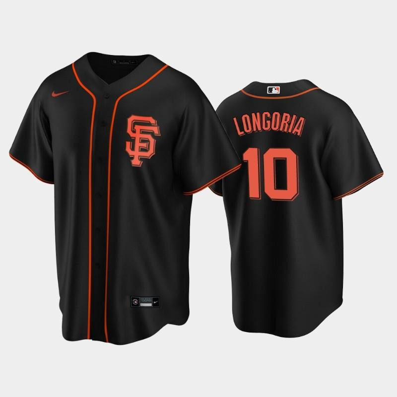 Drinkwearmerch San Francisco Giants Black Alternate 10 Evan Longoria Jersey Jersey