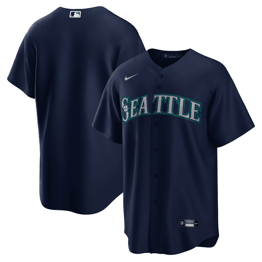Drinkwearmerch Seattle Mariners Alternate Men Jersey - Navy
