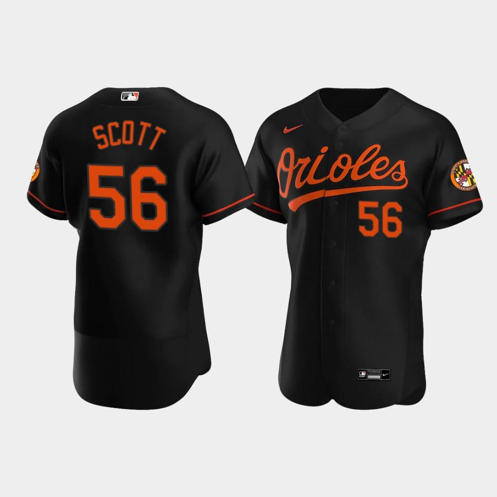 Drinkwearmerch Tanner Scott 56 Baltimore Orioles Black Alternate Jersey Jersey