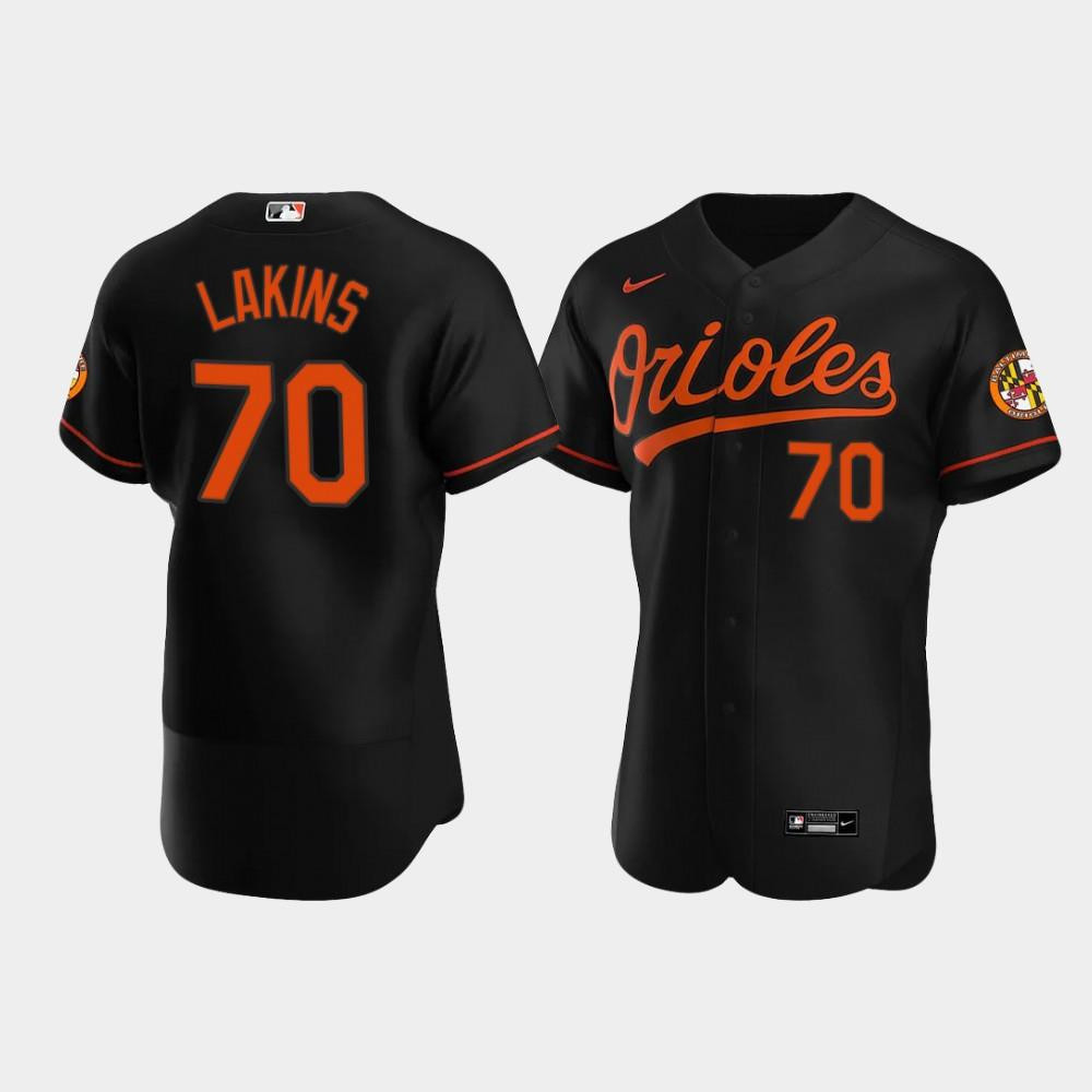 Drinkwearmerch Travis Lakins 70 Baltimore Orioles Black Alternate Jersey Jersey
